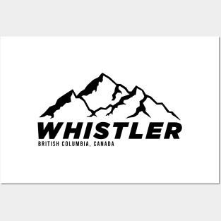 Whistler BC Canada SKI and MOUNTAIN BIKE PARADISE Posters and Art